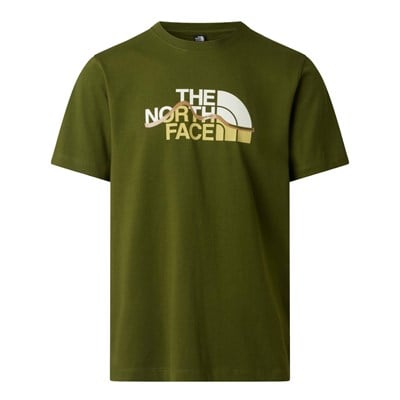 The North Face M MOUNTAIN LINE REGULAR SHORT SLEEVE TEE Erkek Tişört NF0A8GUXBRI1