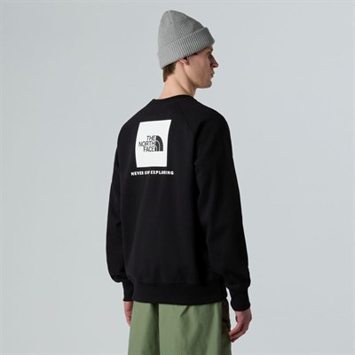 The North Face M RAGLAN BOX NSE REGULAR CREW Erkek Sweatshirt NF0A89FAJK31