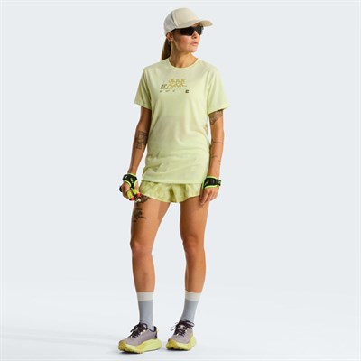 The North Face W BITMAP SILHOUETTE SHORT SLEEVES TEE-GR Kadın Tişört NF0A8G0CG6O1