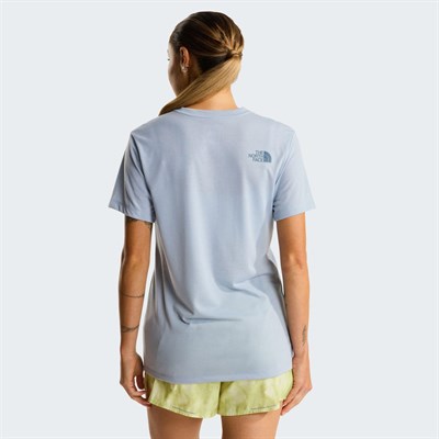 The North Face W BITMAP SILHOUETTE SHORT SLEEVES TEE-GR Kadın Tişört NF0A8G0CFM21