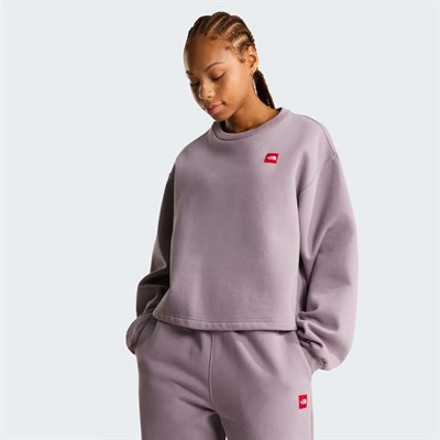 The North Face W TNF Red Box Crew Kadın Sweatshirt NF0A8EFYG7O1