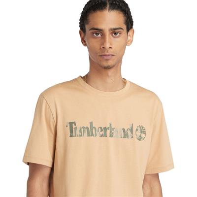 Timberland Camo Linear Logo Erkek Tişört  TB0A5UNFEH31