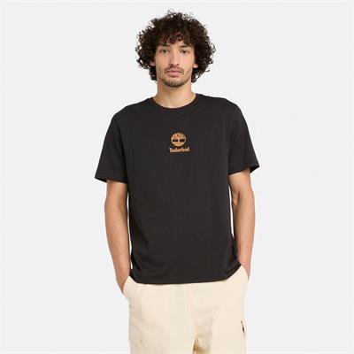 Timberland Print Stack Logo Short Sleeve Tee Erkek Tişört  TB0A6WWT0011