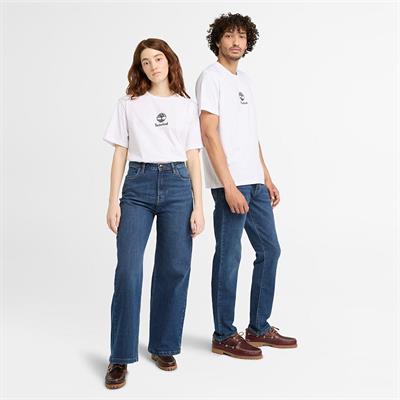 Timberland Print Stack Logo Short Sleeve Tee Erkek Tişört TB0A6WWT1001