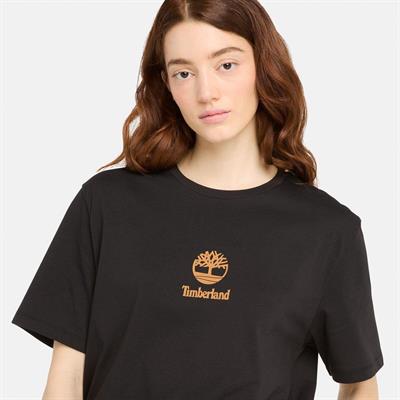 Timberland Print Stack Logo Short Sleeve Tee Erkek Tişört  TB0A6WWT0011