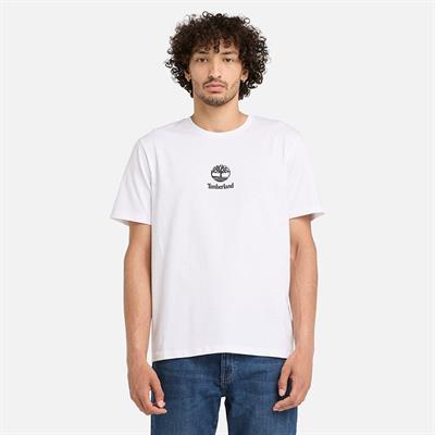 Timberland Print Stack Logo Short Sleeve Tee Erkek Tişört TB0A6WWT1001
