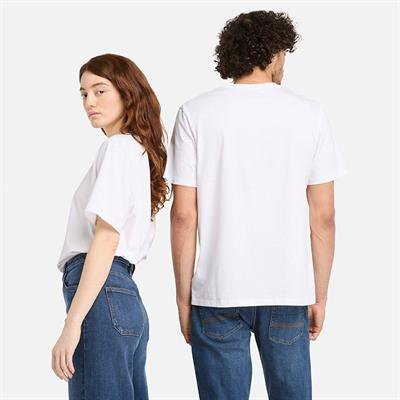 Timberland Print Stack Logo Short Sleeve Tee Erkek Tişört TB0A6WWT1001