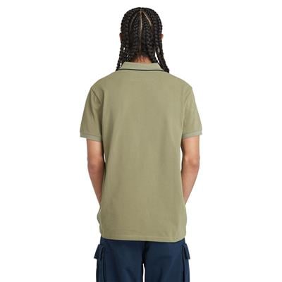 Timberland Printed Neck Polo Erkek Tişört  TB0A26NF5901