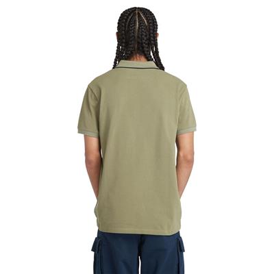 Timberland Printed Neck Polo Erkek Tişört  TB0A26NF5901