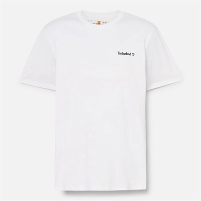 Timberland Small Linear Logo Print Tee Erkek Tişört TB0A5QQT1001