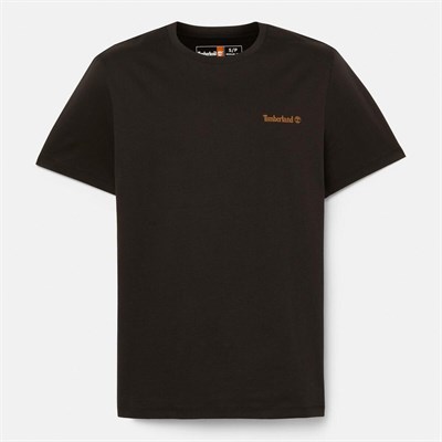 Timberland Small Linear Logo Print Tee Erkek Tişört TB0A5QQT0011