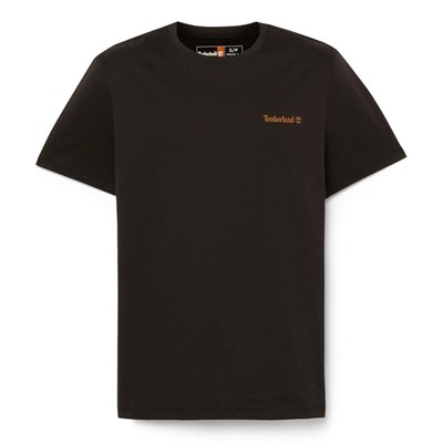 Timberland Small Linear Logo Print Tee Erkek Tişört TB0A5QQT0011