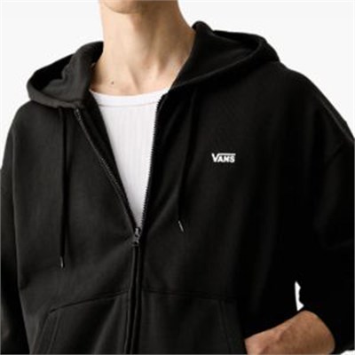 VANS Left Chest Full Zip Erkek Sweatshirt VN0010GGBLK1