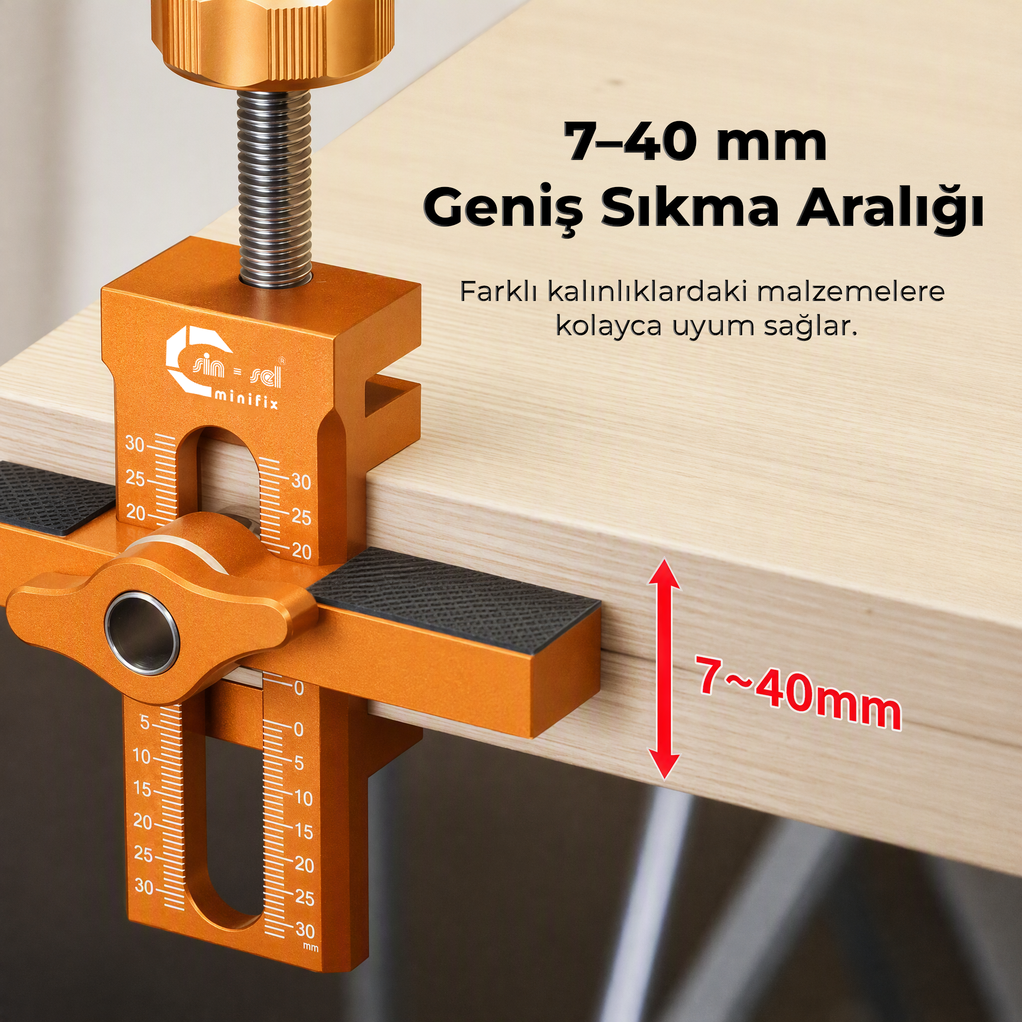 Profesyonel Dolap Kapağı Montaj Aparatı