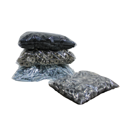 Minifix Takımı 250 Adet (Nikel Gövde, Mil, Dubel, Kavela)