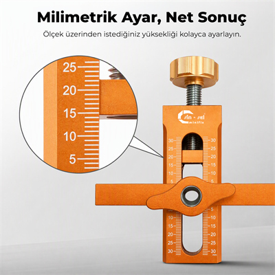Profesyonel Dolap Kapağı Montaj Aparatı