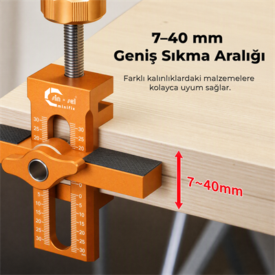 Profesyonel Dolap Kapağı Montaj Aparatı