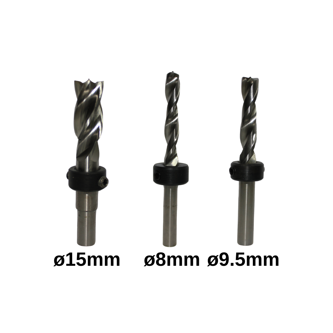 Kobalt Matkap Uç Seti (ø8mm, ø9.5mm, ø15mm)