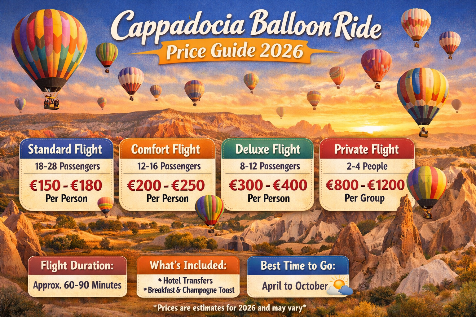 cappadocia balloon price 2026