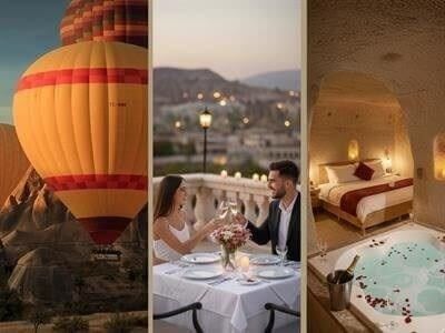 Kapadokya Balayı Paketi – 2 Gece Konaklama, Balon Turu ve Romantik Akşam Yemeği
