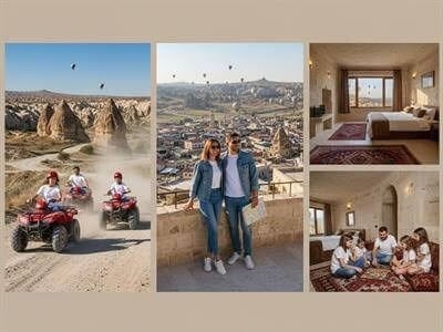 Kapadokya Aile Tatili – 3 Gece Konaklama, Kırmızı Tur ve ATV Macerası Dahil