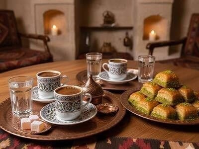 Geleneksel Türk Kahvesi ve Baklava Deneyimi – Kapadokya'da Tat ve Kültür Buluşması