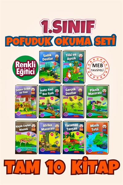 1.sınıflar için tavsiyeli 10 adet karma  hikaye