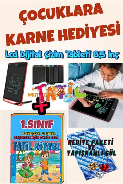 1.sınıftan 2.sınıfa Geçenler Için Özel Karne Hediyesi Ve Tatil Kitabı)