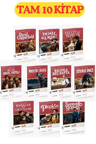 9-13 Yaş Için 100 Temel Eser Tam 10 Kitap