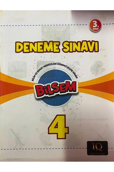 Bilsem 3.sınıf Hazırlık Seti Konu Anlatımlı Soru Çözümlü Ve 4lü Fasikül Deneme Sınavı