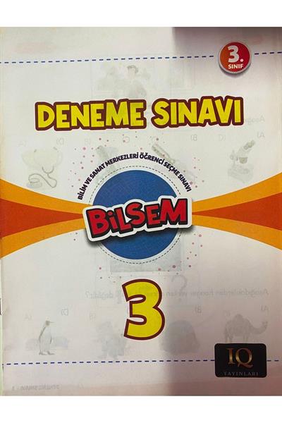 Bilsem 3.sınıf Hazırlık Seti Konu Anlatımlı Soru Çözümlü Ve 4lü Fasikül Deneme Sınavı
