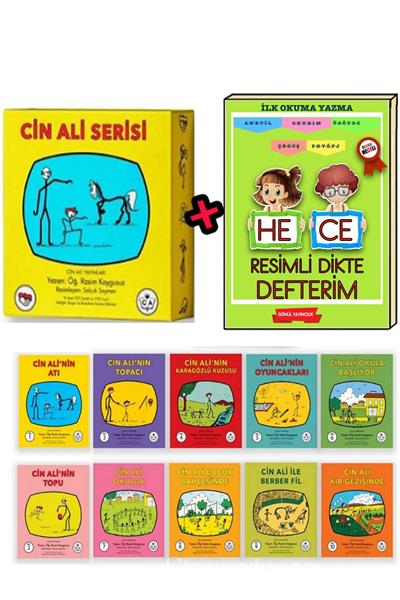 Cin Ali Yayınları Cin Ali Kitap Seti 10 Kitap Takım Rasim Kaygusuz
