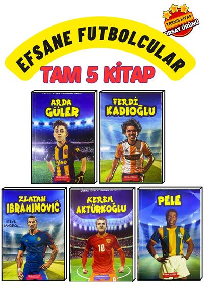 Dünya Futbol Yıldızları 5 Kitap Ve Futbol Topu Hediyeli