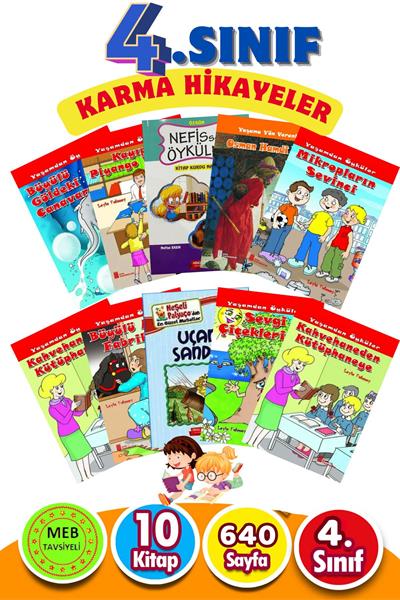 Karma Hikaye Seti  10 Kitap 4. Sınıflar için