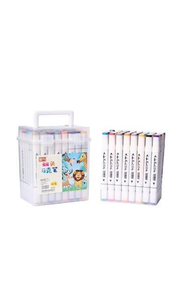 Silky Artist Çift Taraflı Marker 48li Set Özel Mika Taşıma Çantalı Markör
