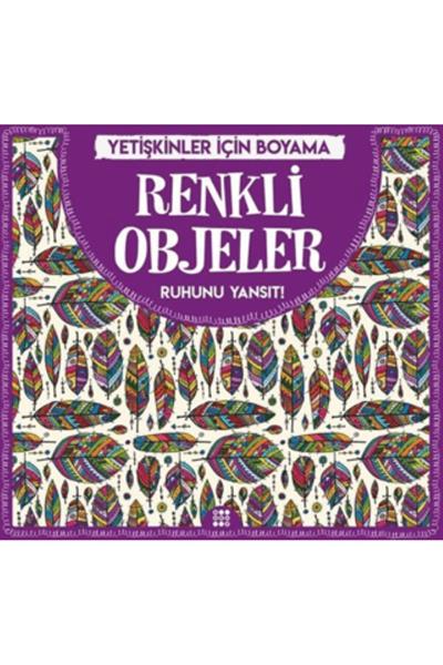 Yetişkinler İçin Renkli Boyama Seti (3 Kitap) Renkli Kızlar, Renkli Evler, Renkli Objeler