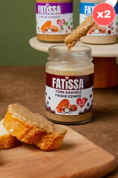 Türk Kahveli Fındık Ezmesi 300 g X 2 Adet