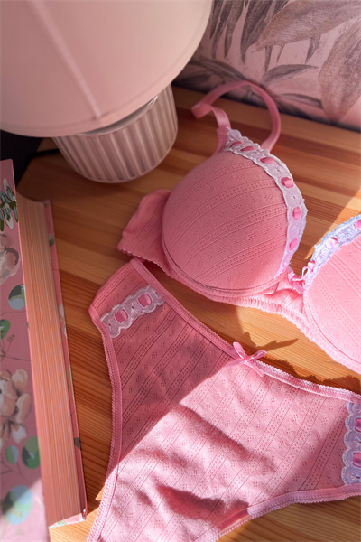 Juliet –Pembe  Pamuklu Sütyen Takımı