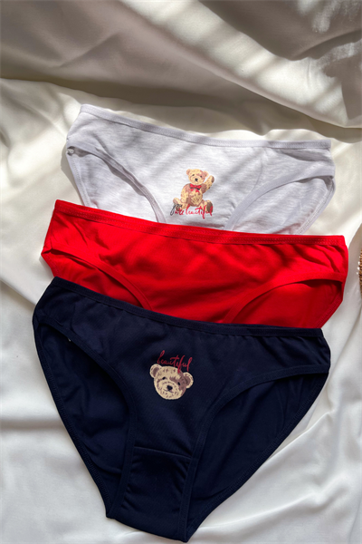 Lola Bear 3lü Slip Külot