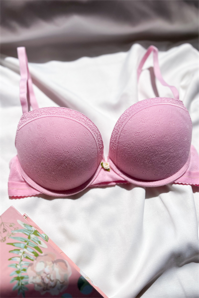 Lola of Shine Yoko Pamuklu Sabit Pedli Pembe Sütyen 75B-90B