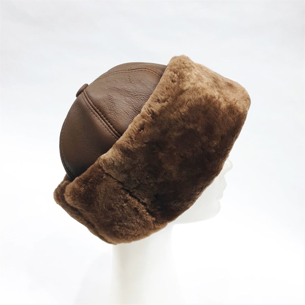 Çeçen Model Kürk Bere Taba Renk