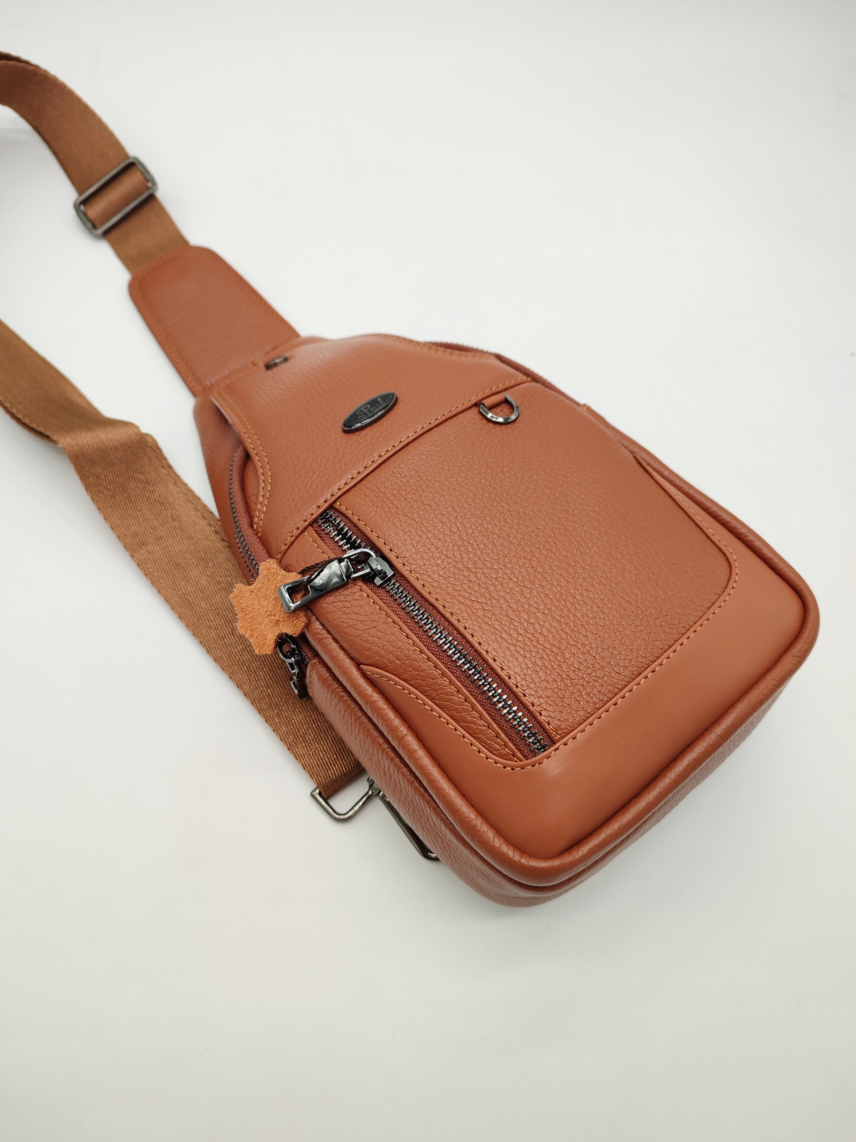 Erkek Deri Badi Bag Çanta Spor Model