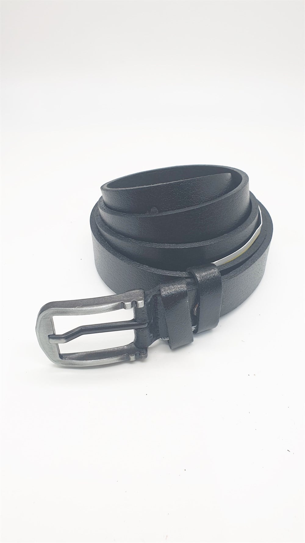 Sade Kaliteli Deri Siyah Renk Bayan Klasik Pantolon Kemeri