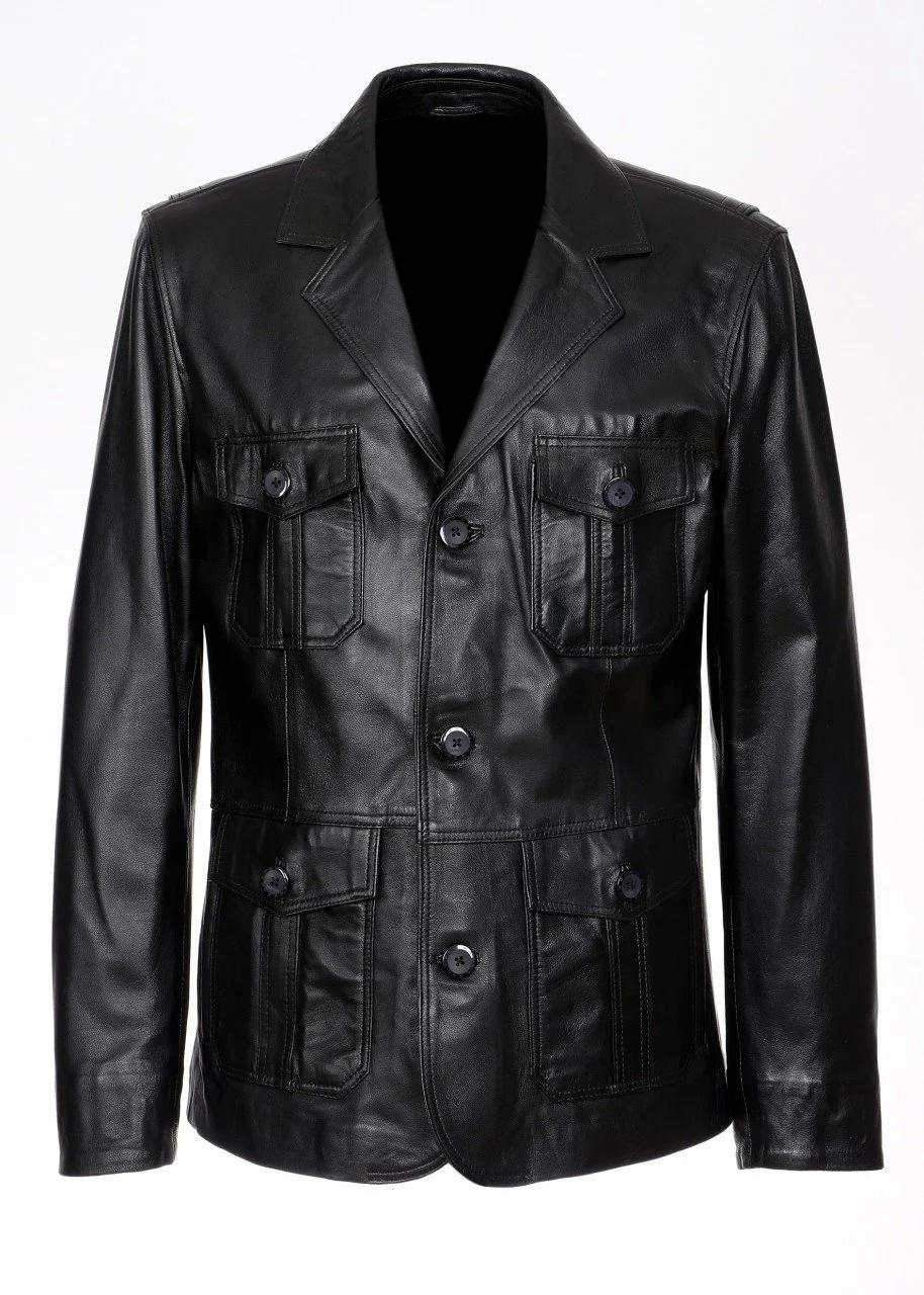 Safari Model Klasik Ceket Siyah Renk