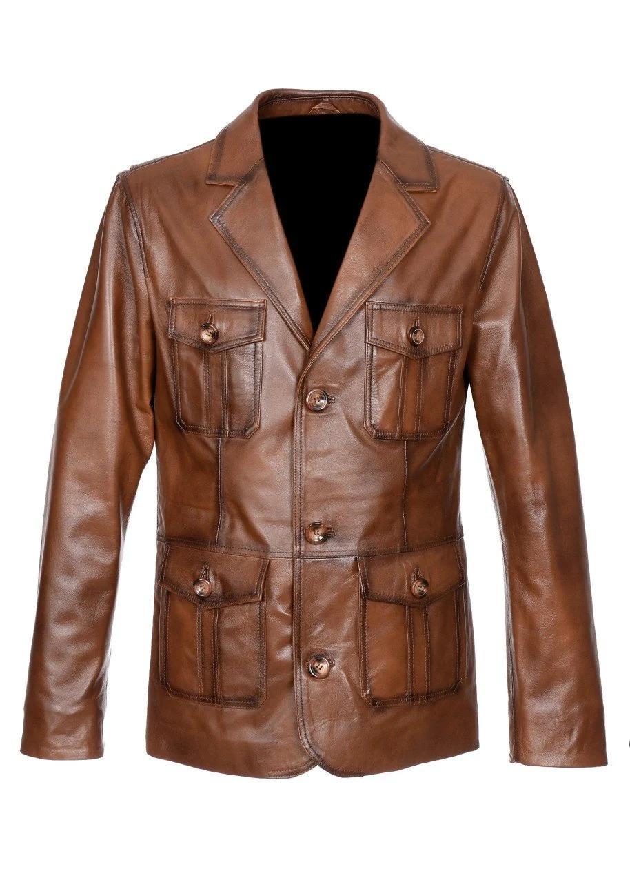 Safari Model Klasik Ceket Taba Renk