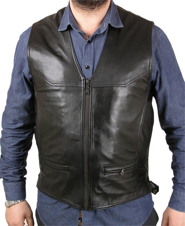 önü fermuarlı klasik ve spor erkek yelek