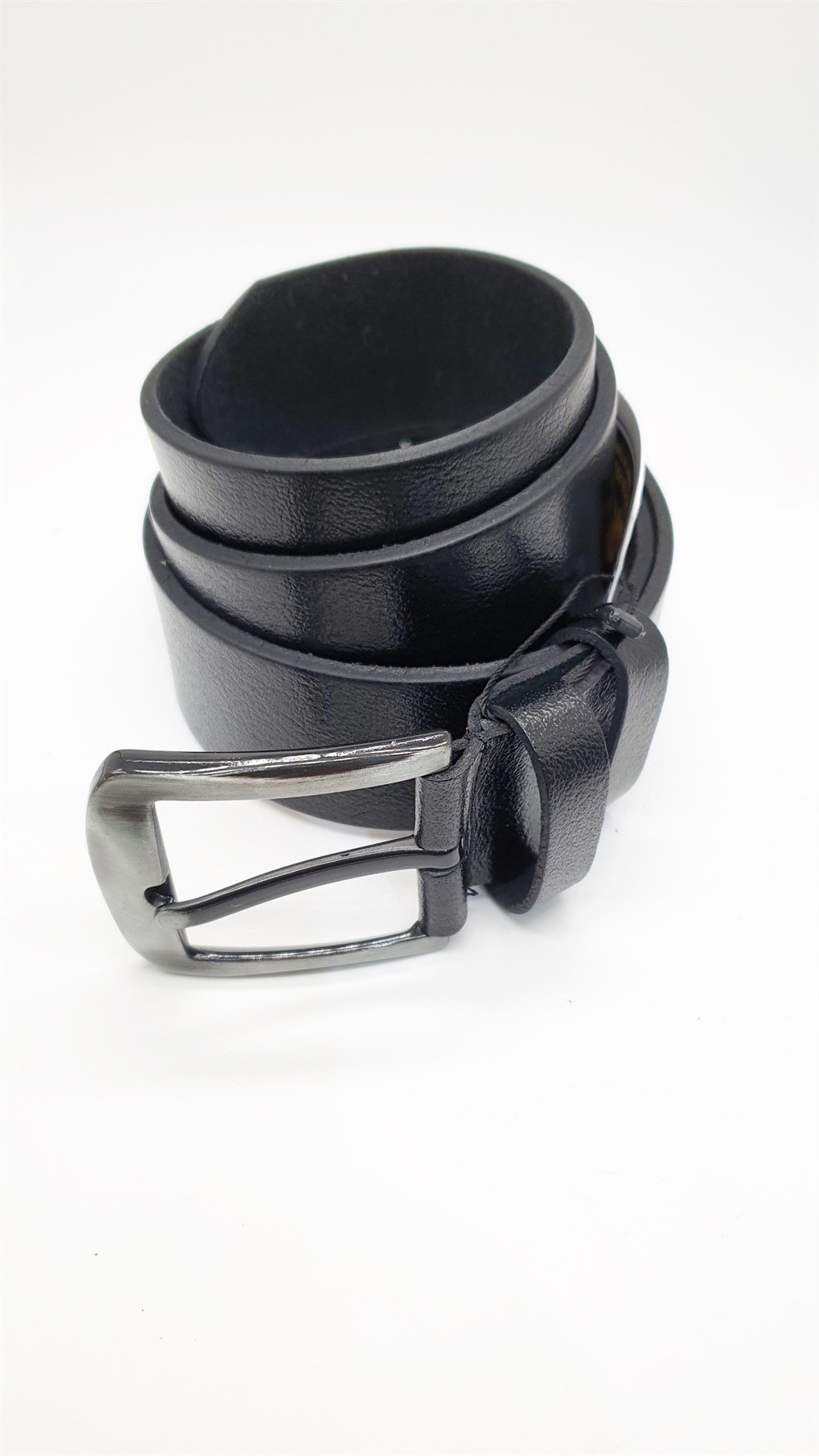 Gümüş Renk Tokalı Siyah Spor Kemer