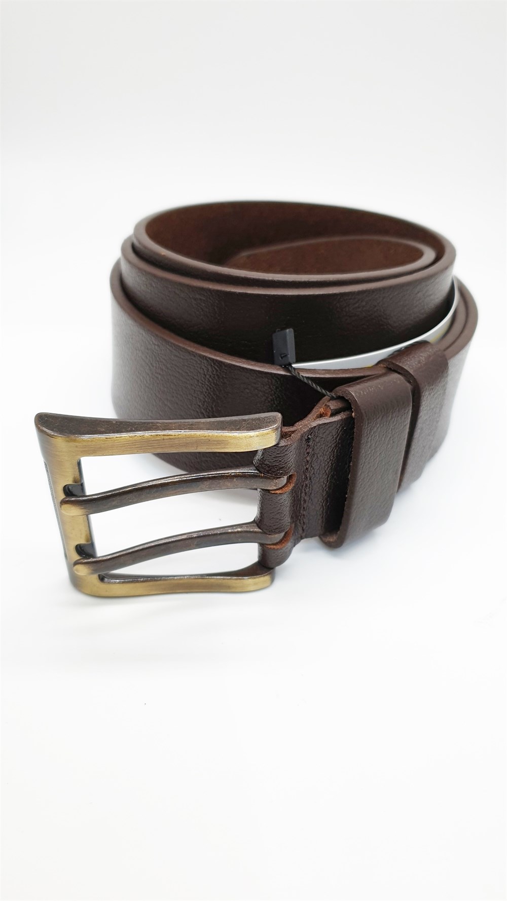 Kahve Renk Çift Dil Tokalı Spor Kot Kemeri