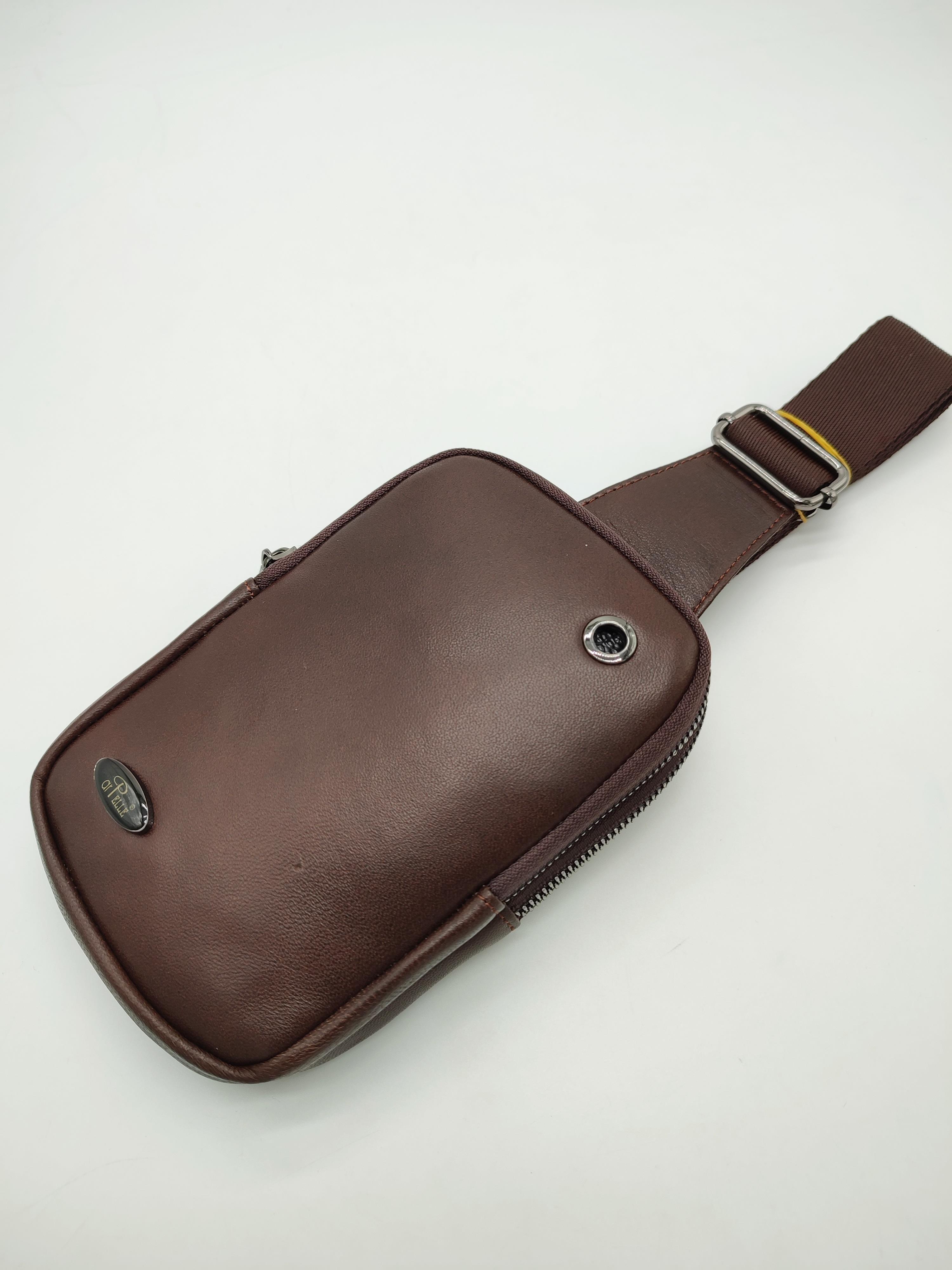 Mini Boy Erkek Göğüs Çantası Kahve Renk