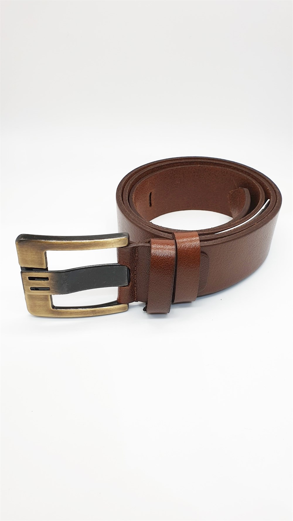 Şık ve Sade Kahve Renk Spor Kot Kemeri